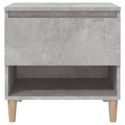 vidaXL Bedside Tables 2 pcs Concrete Grey 50x46x50 Engineered Wood