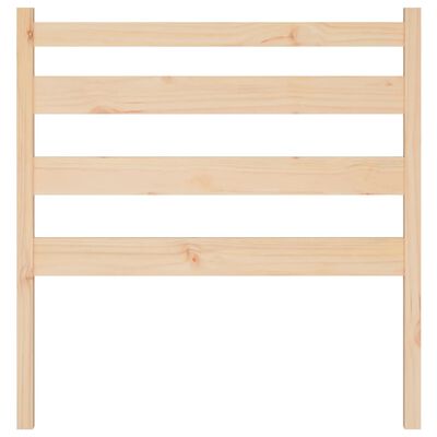 vidaXL Bed Headboard 106x4x100 cm Solid Wood Pine