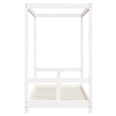 vidaXL Kids Bed Frame White 80x160 cm Solid Wood Pine