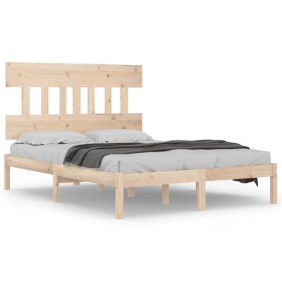 vidaXL Bed Frame without Mattress 200x200 cm Solid Wood