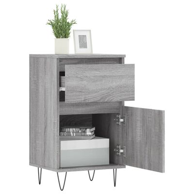 vidaXL Sideboard Grey Sonoma 40x35x70 cm Engineered Wood