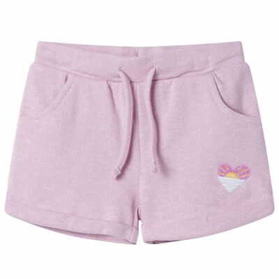 Kids' Shorts with Drawstring Mixed Lila 128