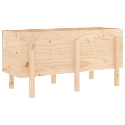 vidaXL Garden Raised Bed 121x50x57 cm Solid Wood Pine