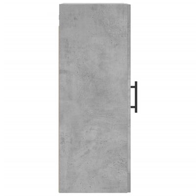 vidaXL Wall Mounted Cabinet Concrete Grey 34.5x34x90 cm