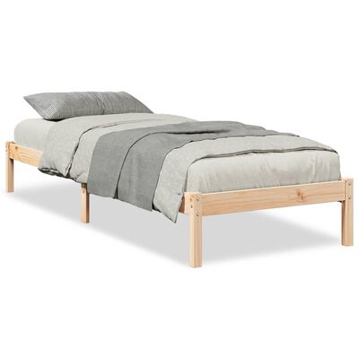 vidaXL Extra Long Bed Frame without Mattress 80x210 cm Solid Wood Pine