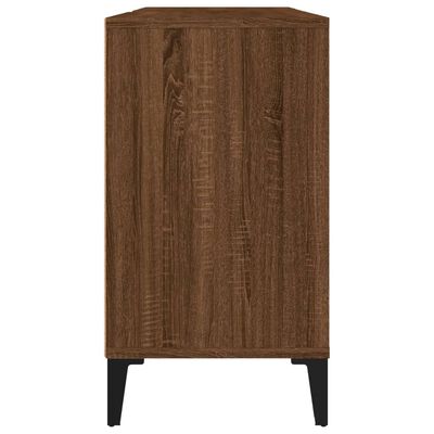 vidaXL Sink Cabinet Brown Oak 80x33x60 cm Engineered Wood