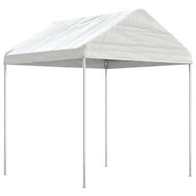 vidaXL Gazebo with Roof White 17.84x2.28x2.69 m Polyethylene