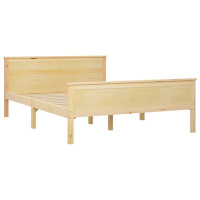 vidaXL Bed Frame without Mattress Solid Wood Pine 120x200 cm