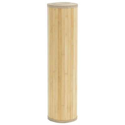 vidaXL Rug Rectangular Light Natural80x400 cm Bamboo