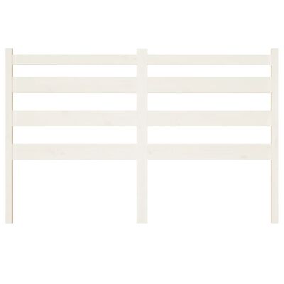 vidaXL Bed Headboard White 146x4x100 cm Solid Wood Pine