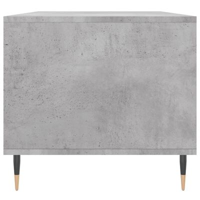 vidaXL Coffee Table Concrete Grey 90x49x45 cm Engineered Wood