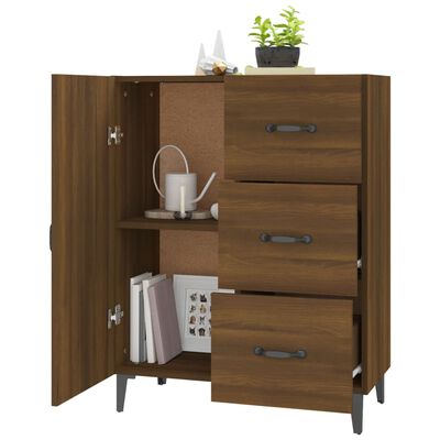 vidaXL Sideboard Brown Oak 69.5x34x90 cm Engineered Wood