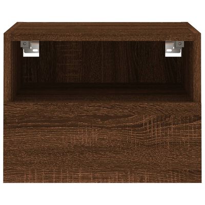 vidaXL TV Wall Cabinet Brown Oak 40x30x30 cm Engineered Wood