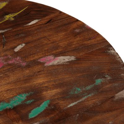 vidaXL Table Top Ø 40x3.8 cm Round Solid Wood Reclaimed