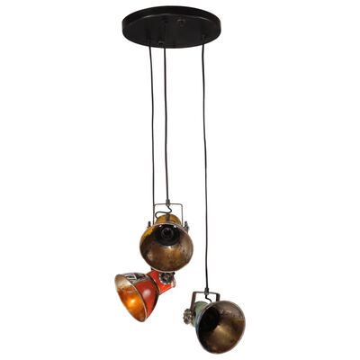 vidaXL Hanging Lamp 25 W Multicolour 30x30x100 cm E27