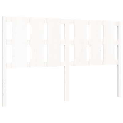 vidaXL Bed Frame without Mattress White 160x200 cm Solid Wood Pine