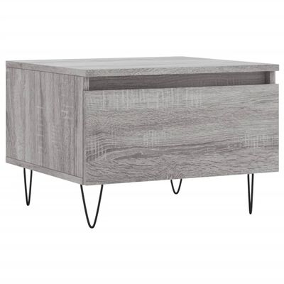 vidaXL Coffee Tables 2 pcs Grey Sonoma 50x46x35 cm Engineered Wood