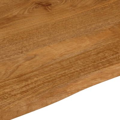 vidaXL Table Top Live Edge 90x80x2.5 cm Solid Wood Mango