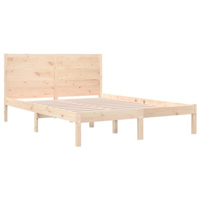 vidaXL Bed Frame without Mattress 160x200 cm Solid Wood Pine