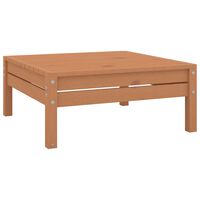 vidaXL Garden Footstool Honey Brown Solid Pinewood