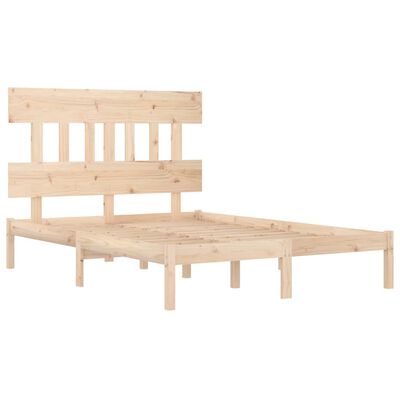 vidaXL Bed Frame without Mattress 200x200 cm Solid Wood