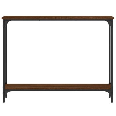 vidaXL Console Table Brown Oak 100x22.5x75 cm Engineered Wood