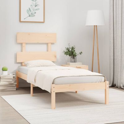 vidaXL Bed Frame without Mattres 90x200 cms Solid Wood