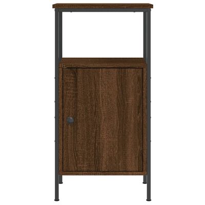 vidaXL Bedside Cabinets 2 pcs Brown Oak 41x31x80 cm Engineered Wood