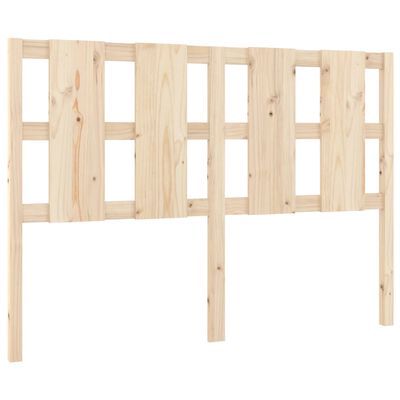 vidaXL Bed Headboard 125.5x4x100 cm Solid Wood Pine