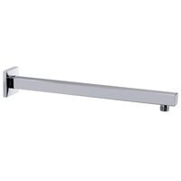 vidaXL Shower Support Arm Square Stainless Steel 201 Silver 40 cm