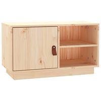 vidaXL TV Cabinet 70x34x40 cm Solid Wood Pine