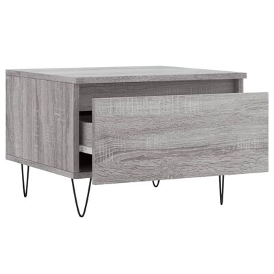 vidaXL Coffee Tables 2 pcs Grey Sonoma 50x46x35 cm Engineered Wood