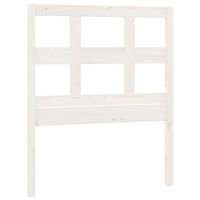 vidaXL Bed Headboard White 80.5x4x100 cm Solid Wood Pine