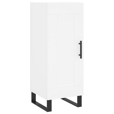 vidaXL Highboard White 34.5x34x180 cm Engineered Wood