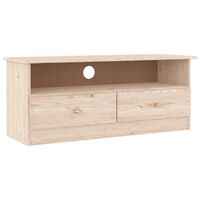 vidaXL TV Cabinet with Drawers ALTA 100x35x41 cm Solid Wood Pine