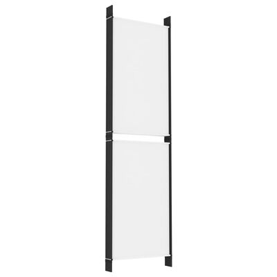 vidaXL 6-Panel Room Divider White 300x180 cm Fabric