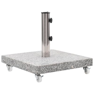 vidaXL Parasol Base Granite 30 kg Square Grey