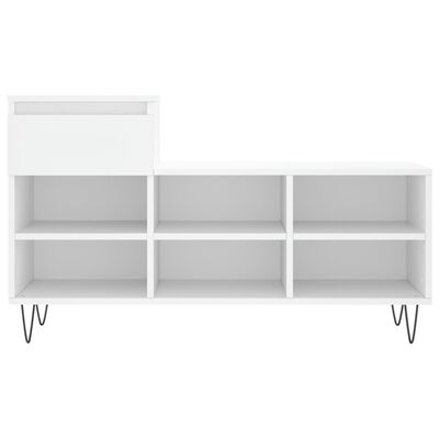 vidaXL Shoe Cabinet White 102x36x60 cm Engineered Wood