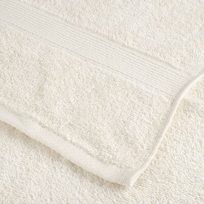 vidaXL Premium Guest Towels SOLUND 10 pcs Cream 30x50 cm 600 gsm