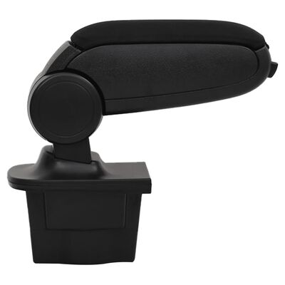 vidaXL Car Armrest Black 16x32x(35-50.5) cm ABS