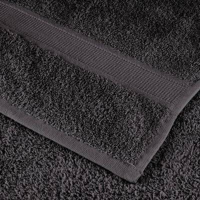 vidaXL Premium Soap Towels SOLUND 2pcs Anthracite 30x30cm 600gsm