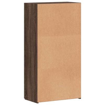 vidaXL File Cabinet Brown Oak 60x32x115 cm Engineered Wood