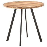 vidaXL Dining Table 80 cm Solid Acacia Wood