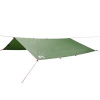 vidaXL Camping Tarp Green 360x294 cm Waterproof