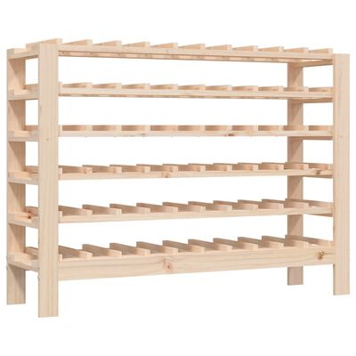 vidaXL Wine Rack 109.5x30x82 cm Solid Wood Pine