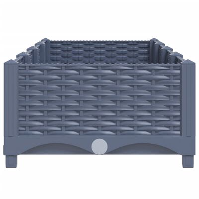 vidaXL Raised Bed 160x40x23 cm Polypropylene