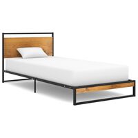 vidaXL Bed Frame without Mattress Metal 90x200 cm