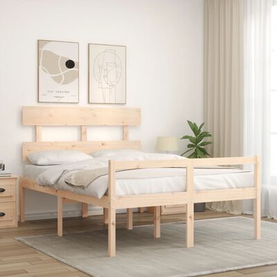 vidaXL Senior Bed without Mattress 120x200 cm Solid Wood