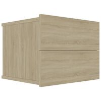 vidaXL Bedside Cabinet Sonoma Oak 40x30x30 cm Engineered Wood