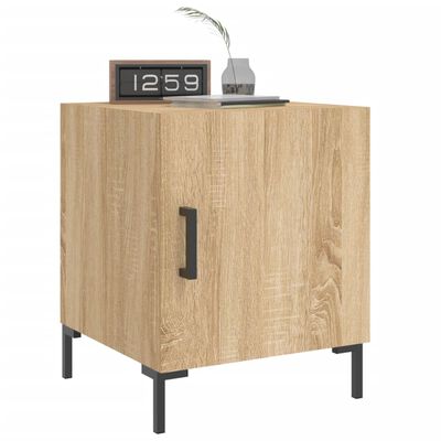 vidaXL Bedside Cabinet Sonoma Oak 40x40x50 cm Engineered Wood